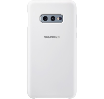 Husa Silicone Cover pentru Samsung Galaxy S10e, White