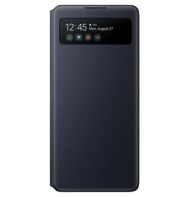 Husa S-View Wallet pentru Samsung Galaxy S10 Lite, Black