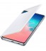Husa S-View Wallet pentru Samsung Galaxy S10 Lite, White