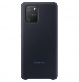 Husa Silicone Cover pentru Samsung Galaxy S10 Lite, Black