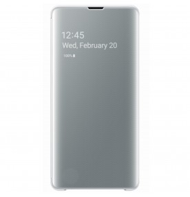 Husa Clear View Cover Samsung Galaxy S10+, White