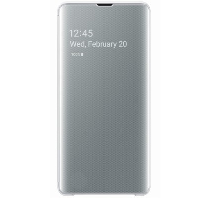 Husa Clear View Cover Samsung Galaxy S10+, White