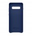 Husa Leather Cover pentru Samsung Galaxy S10+, Navy Blue