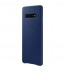 Husa Leather Cover pentru Samsung Galaxy S10+, Navy Blue