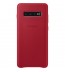 Husa Leather Cover pentru Samsung Galaxy S10+, Red