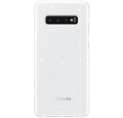 Husa LED Cover pentru Samsung Galaxy S10+, White