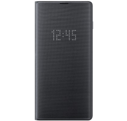 Husa LED View Cover pentru Samsung Galaxy S10+, Black