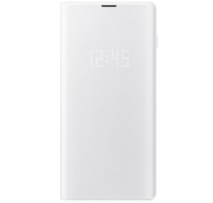 Husa LED View Cover pentru Samsung Galaxy S10+, White