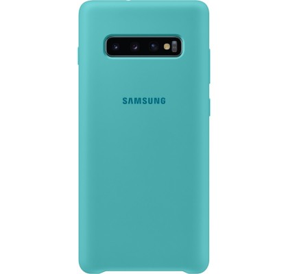Husa Silicone Cover pentru Samsung Galaxy S10+, Green