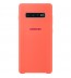 Husa Silicone Cover pentru Samsung Galaxy S10+, Berry Pink