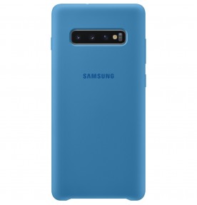 Husa Silicone Cover pentru Samsung Galaxy S10+, Blue