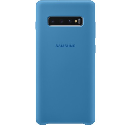 Husa Silicone Cover pentru Samsung Galaxy S10+, Blue