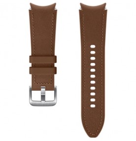 Curea Samsung Hybrid Leather Band pentru Galaxy Watch4 20mm S/M, Brown