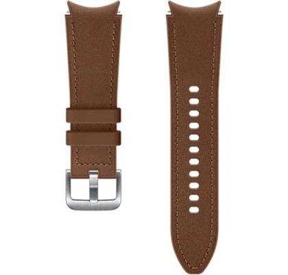 Curea Samsung Hybrid Leather Band pentru Galaxy Watch4 20mm S/M, Brown