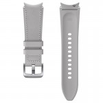 Curea Samsung Hybrid Leather Band pentru Galaxy Watch4 20mm S/M, Silver