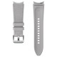 Curea Samsung Hybrid Leather Band pentru Galaxy Watch4 20mm S/M, Silver