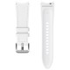 Curea Samsung Hybrid Leather Band pentru Galaxy Watch4 20mm M/L, White