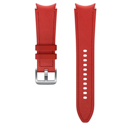 Curea Samsung Hybrid Leather Band pentru Galaxy Watch4 20mm M/L, Red