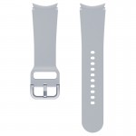 Curea Samsung Sport Band pentru Galaxy Watch4 20mm S/M, Silver