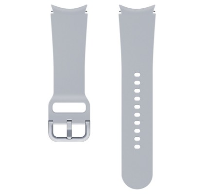 Curea Samsung Sport Band pentru Galaxy Watch4 20mm S/M, Silver