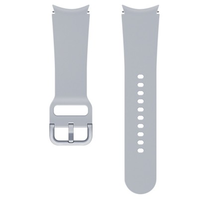 Curea Samsung Sport Band pentru Galaxy Watch4 20mm M/L, Silver