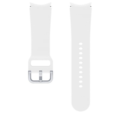 Curea Samsung Sport Band pentru Galaxy Watch4 20mm M/L, White