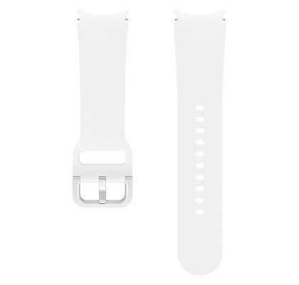 Curea Samsung Sport Band pentru Galaxy Watch4/Watch5, S/M, White