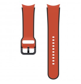 Curea Samsung Two-tone Sport Band pentru Galaxy Watch4/Watch5, M/L, Red