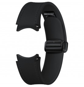 Curea D-Buckle Hybrid Eco-Leather Band (Normal, M/L), Black