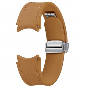 Curea D-Buckle Hybrid Eco-Leather Band (Normal, M/L), Camel