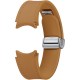 Curea D-Buckle Hybrid Eco-Leather Band (Normal, M/L), Camel