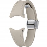 Curea D-Buckle Hybrid Eco-Leather Band (Slim, S/M), Etoupe