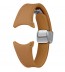 Curea D-Buckle Hybrid Eco-Leather Band (Slim, S/M), Camel