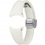 Curea D-Buckle Hybrid Eco-Leather Band (Slim, S/M), Cream