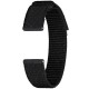 Curea Watch Fabric Band (Wide, M/L), Black