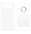 Husa Clear Cover with Ring pentru Samsung Galaxy Z Flip4, Transparent