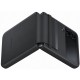 Husa Leather Cover pentru Samsung Galaxy Z Flip4, Black