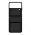 Husa Leather Cover pentru Samsung Galaxy Z Flip4, Black