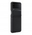 Husa Leather Cover pentru Samsung Galaxy Z Flip4, Black