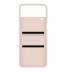 Husa Leather Cover pentru Samsung Galaxy Z Flip4, Peach