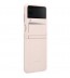 Husa Leather Cover pentru Samsung Galaxy Z Flip4, Peach