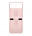 Husa Silicone Cover with ring pentru Samsung Galaxy Z Flip4, Pink
