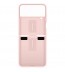 Husa Silicone Cover with ring pentru Samsung Galaxy Z Flip4, Pink