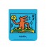 Keith Haring FlipSuit Card pentru Samsung Galaxy Z Flip5, Light Blue