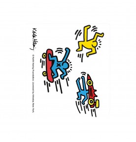 Keith Haring FlipSuit Card pentru Samsung Galaxy Z Flip5, White