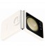 Husa Silicone Cover with ring pentru Samsung Galaxy Z Flip5, Cream
