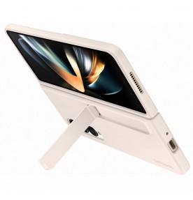 Husa Standing Cover cu Pen pentru Samsung Galaxy Z Fold4, Sand