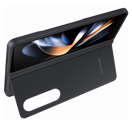 Husa Slim Standing Cover pentru Samsung Galaxy Z Fold4, Black