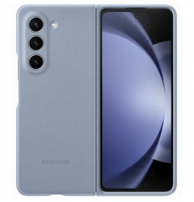 Husa Eco-leather Case pentru Samsung Galaxy Z Fold5, Blue