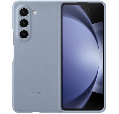 Husa Eco-leather Case pentru Samsung Galaxy Z Fold5, Blue